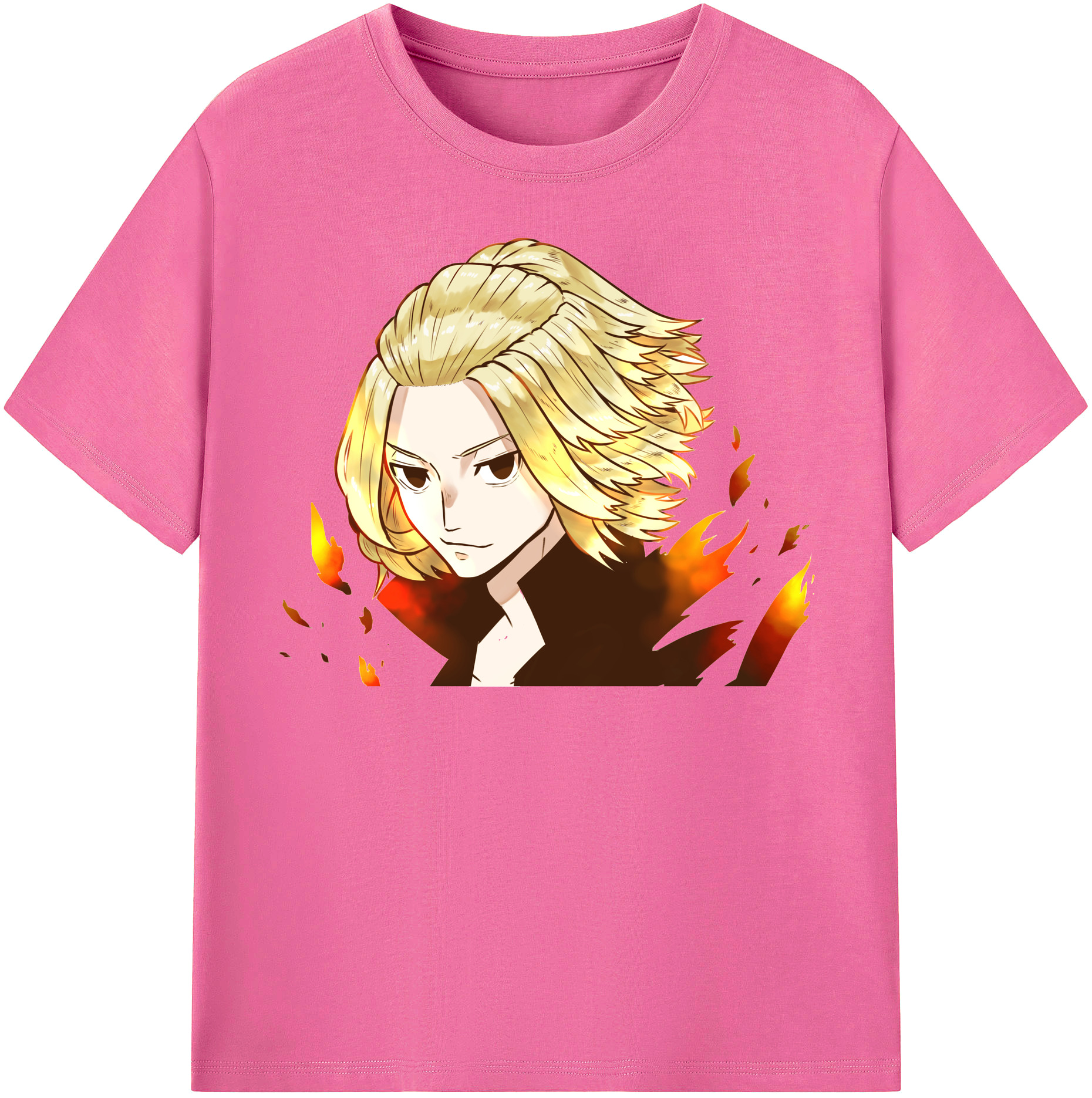 （画像用） 東京リベンジャーズ Tokyo Revengers レディースカジュアルプリントTシャツ（綿100％）